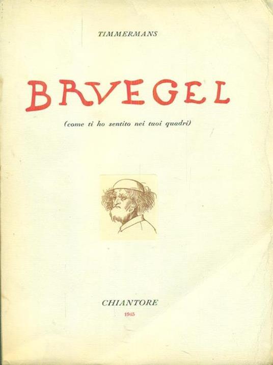 Bruegel - Felix Timmermans - copertina
