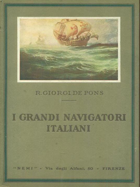 I grandi navigatori italiani - copertina