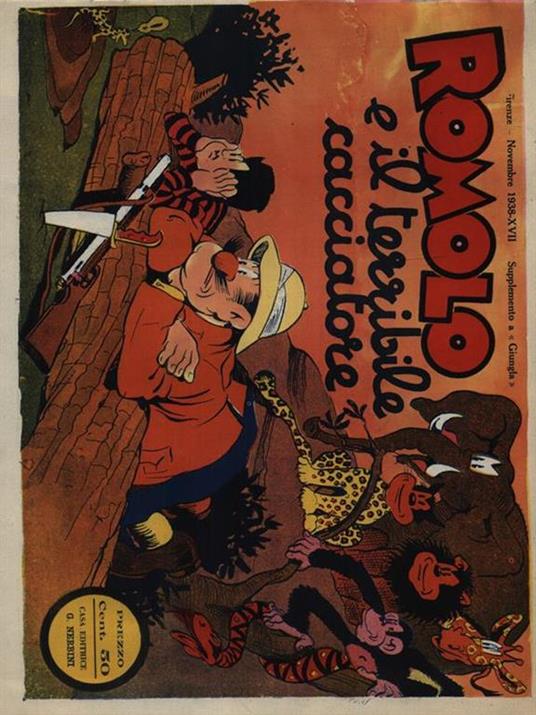 Romolo e il terribile cacciatore - copertina