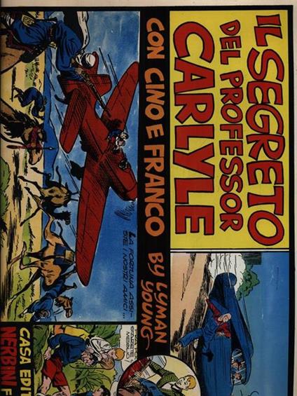Il segreto del professor Carlyle - Lyman Young - copertina