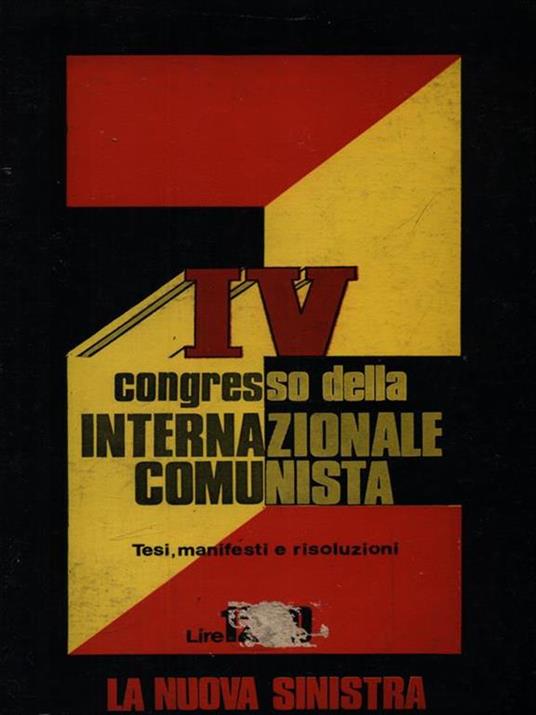 IV Congresso della Internazionale Comunista - copertina