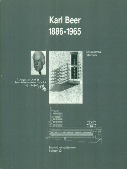 Karl Beer 1886 - 1965 - Niels Gutschow - copertina