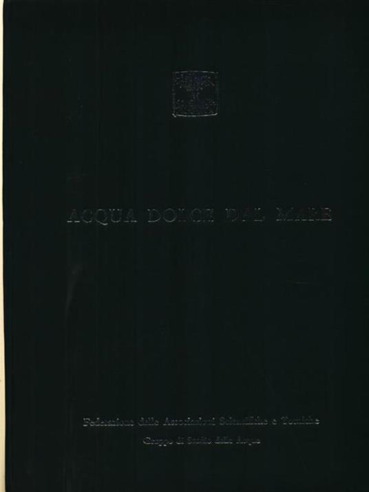   Acqua dolce dal mare - copertina