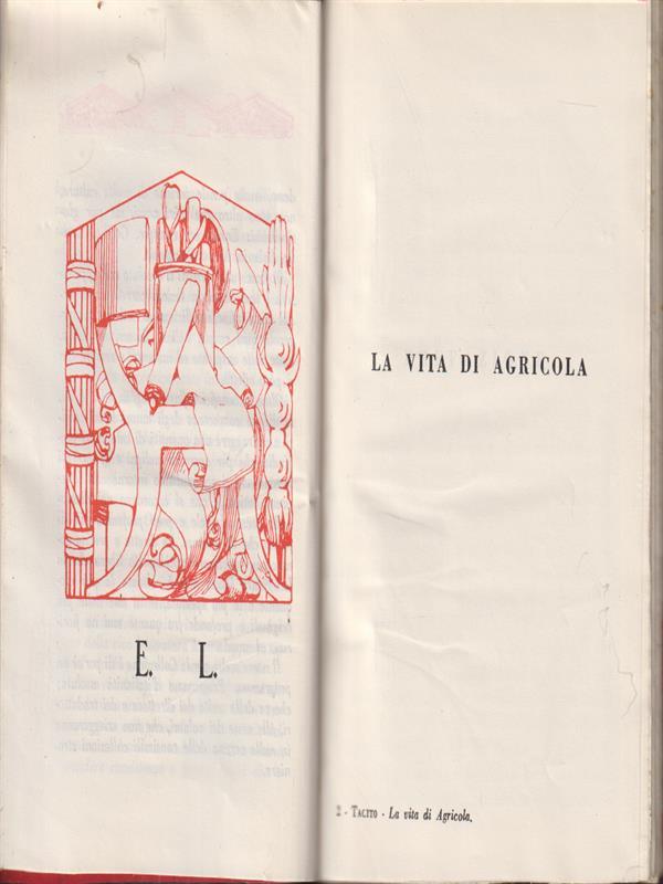 Tacito - La vita di Agricola
