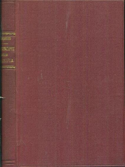 I principii della filosofia - copertina