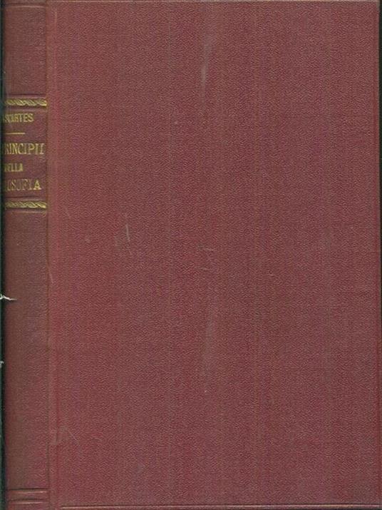 I principii della filosofia - copertina
