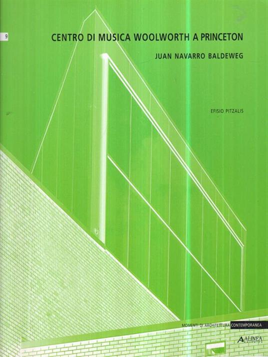 Centro di musica Woolworth a Princeton. Huan Navarro Baldeweg - Efisio Pitzalis - copertina