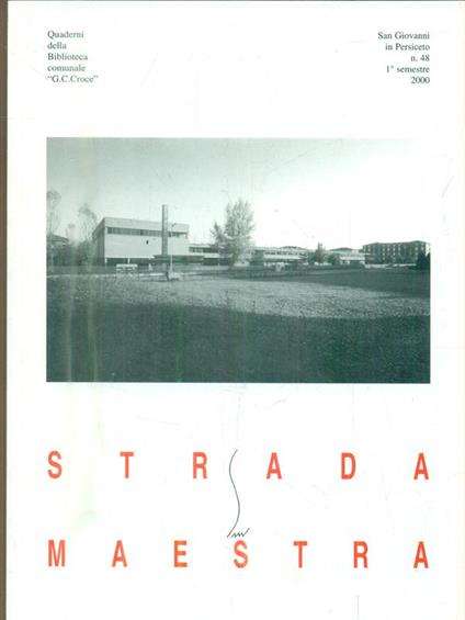 Strada Maestra 48/1 semestre 2000 - copertina