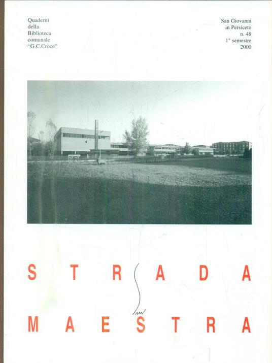 Strada Maestra 48/1 semestre 2000 - copertina