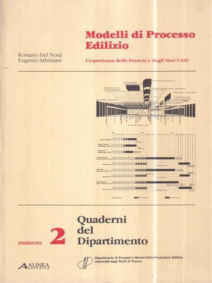 Modelli di Processo Edilizio. L'esperienza della Francia e degli Stati Uniti - Romano Del Nord - copertina