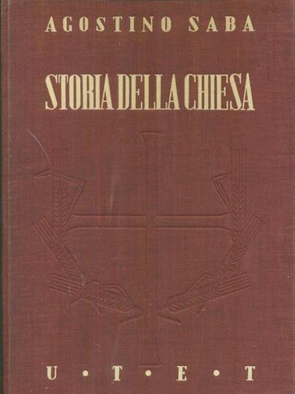   Storia della Chiesta 2 vv - Agostino Saba - copertina