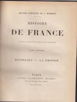   Histoire de France tome XI
