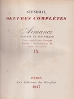   Armance. Romans et nouvelles