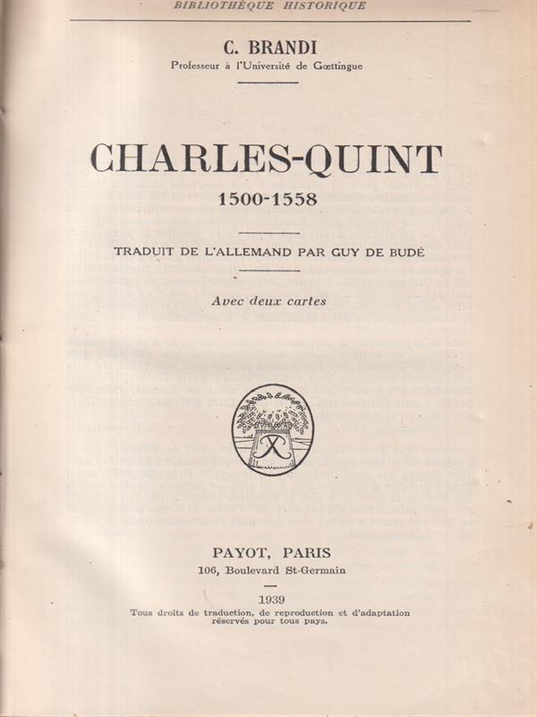 Charles Quint 1500-1558