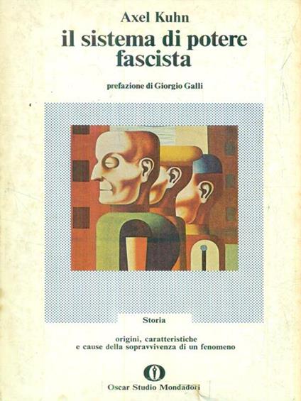 Il sistema di potere fascista - Axel Kuhn - copertina
