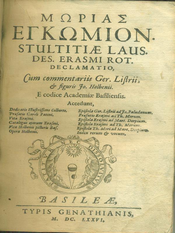   Mopiaz et camion stultitiae laus