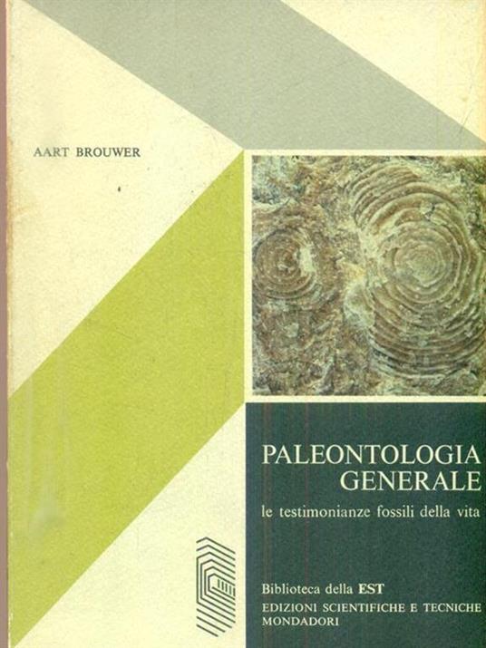 Paleontologia generale - Aart Brouwer - copertina