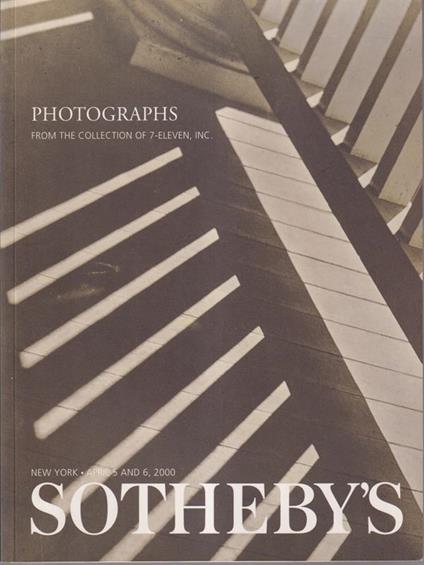 Sotheby's sale 7448 Photographs from the collection of 7-eleven, Inc april 5-6 2000 - copertina