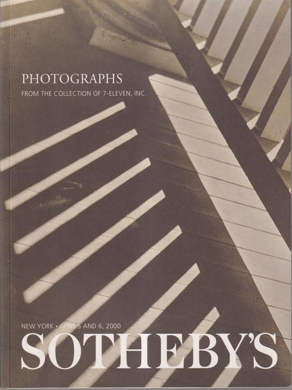 Sotheby's sale 7448 Photographs from the collection of 7-eleven, Inc april 5-6 2000