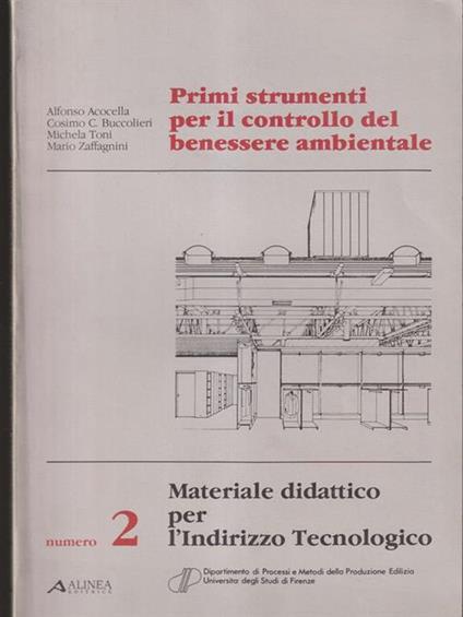   Primi strumenti per il controllo del benessere ambientale 2 - copertina