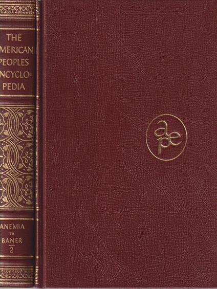 The American peoples encyclopedia 20 voll - copertina