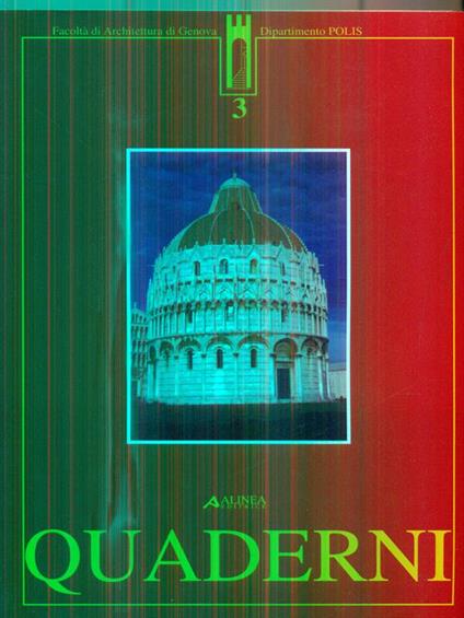 Quaderni di storia dell'architettura 3 - copertina