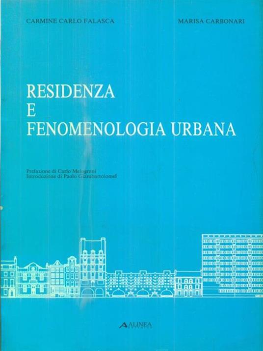   Residenza e fenomenologia urbana - Carmine Falasca - copertina