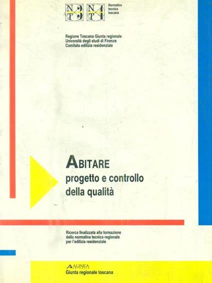   Abitare progetto e controllo della qualità - copertina