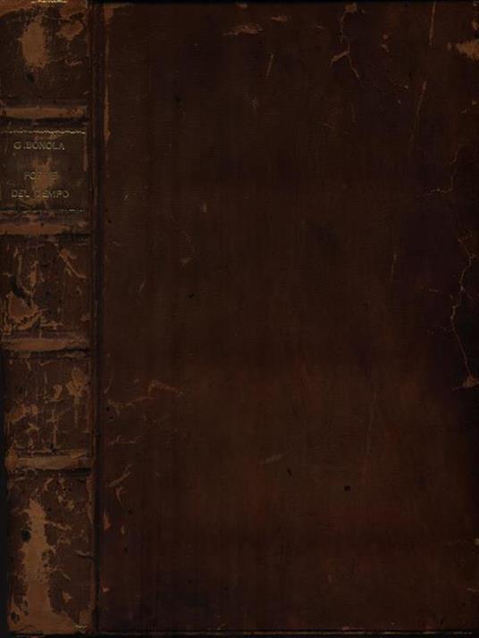   Poesie del tempo - Gino Bonola - copertina