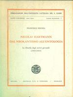 Nicolai Hartmann dal neokantismo all'ontologia