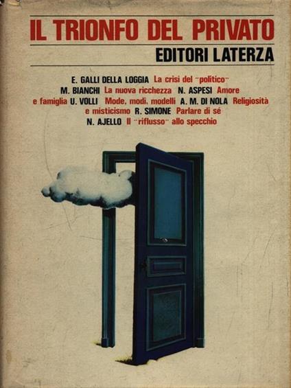 Il trionfo del privato - copertina