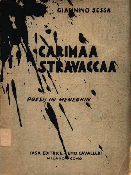 Carimaa Stravaccaa - Giannino Sessa - copertina