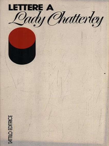   Lettere a Lady Chatterley - copertina