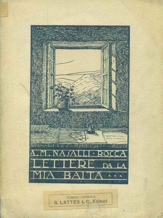 Lettere da la mia baita - A.M. Nasalli-Rocca - copertina