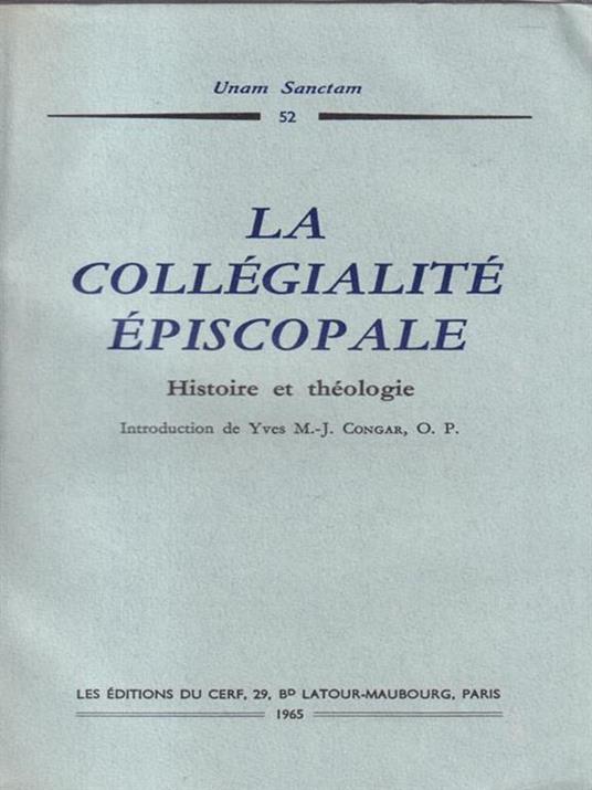 La collegialite' episcopale - copertina