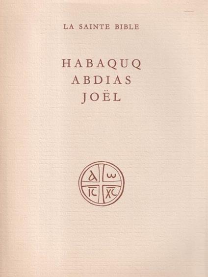 Habaquq abdias joel - copertina