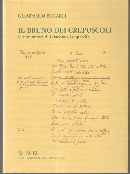 Il bruno dei crepuscoli - Giampaolo Rugarli - copertina
