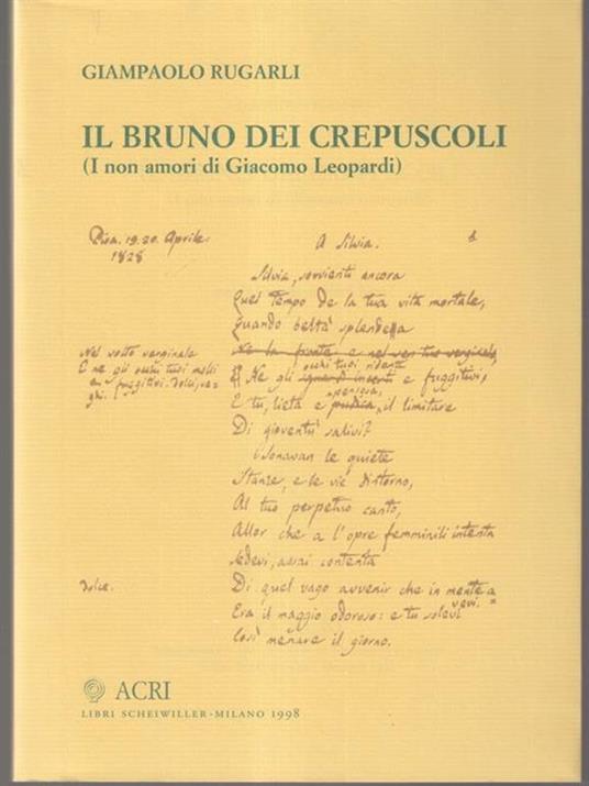 Il bruno dei crepuscoli - Giampaolo Rugarli - copertina