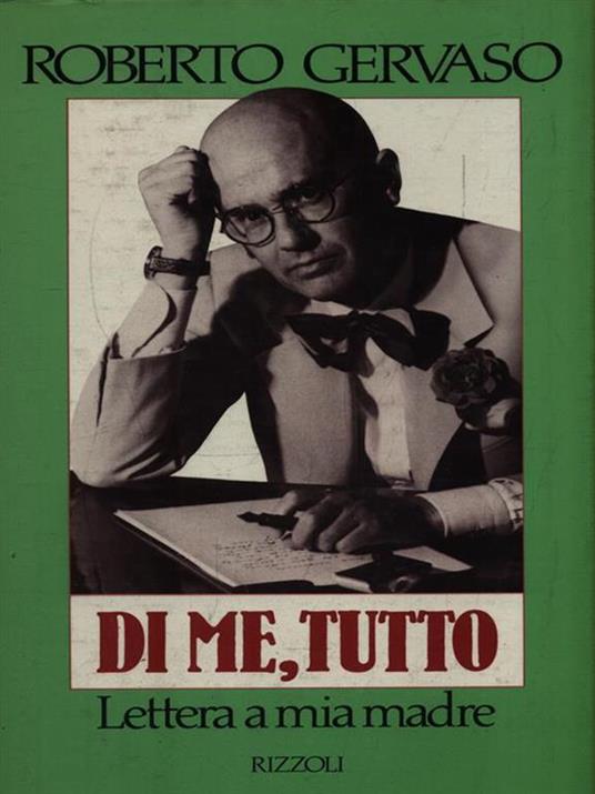   Di me, tutto - Roberto Gervaso - copertina
