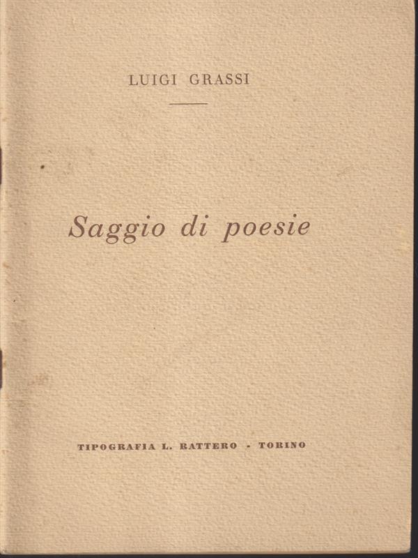 Saggio di poesie