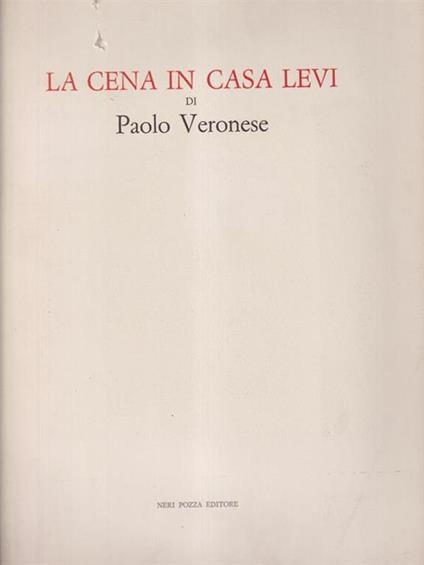 La cena in casa Levi - Paolo Veronese - copertina