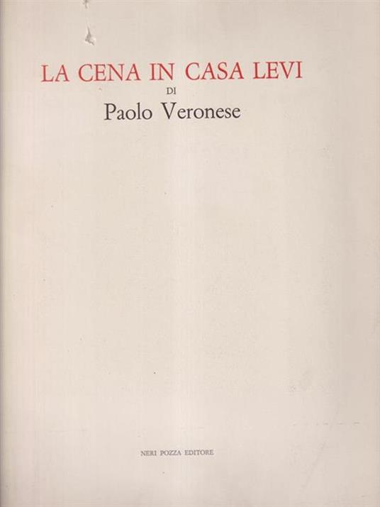 La cena in casa Levi - Paolo Veronese - copertina