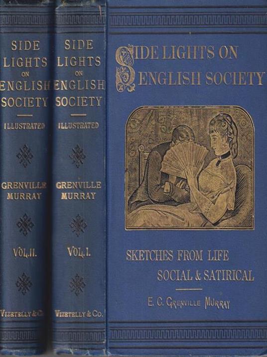 Side lights on english society 2vv - Grenville Murray - copertina