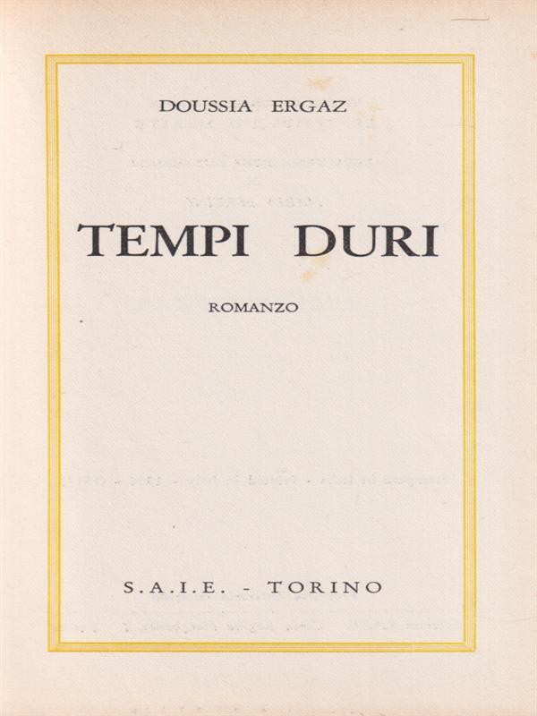 Tempi duri