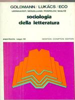   Sociologia della letteratura