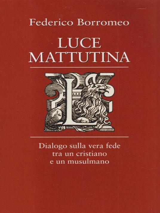 Luce mattutina - Federico Borromeo - copertina