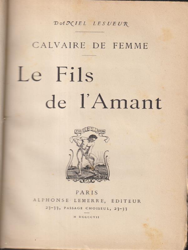 Calvaire de femme Le fils de l'Amant