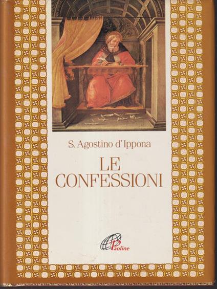 Le confessioni - S.Agostino D'Ippona - copertina