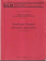   Studi per l'analisi del testo televisivo