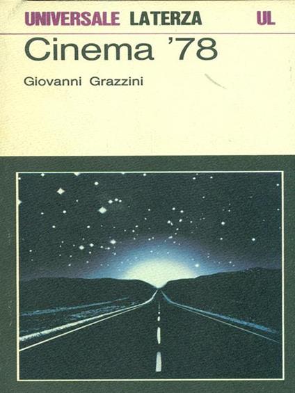 Cinema '78 - Giovanni Grazzini - copertina